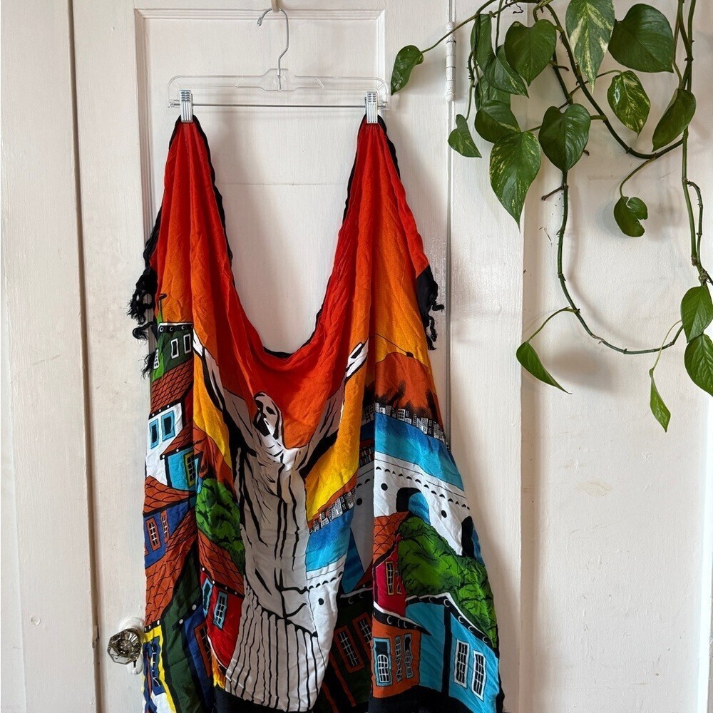 Colorful Cityscape Scarf